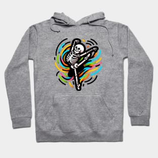 Ballet Dancing Skeleton Hoodie